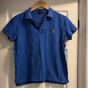 Polo by Ralph Lauren Women's Blue Polo Shirt